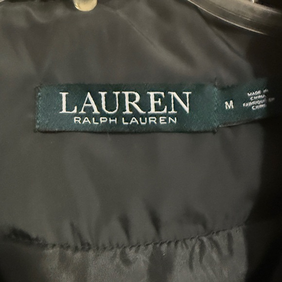 Ralph Lauren Green Quilted Vest with Brown Accents - Picture 2 of 6